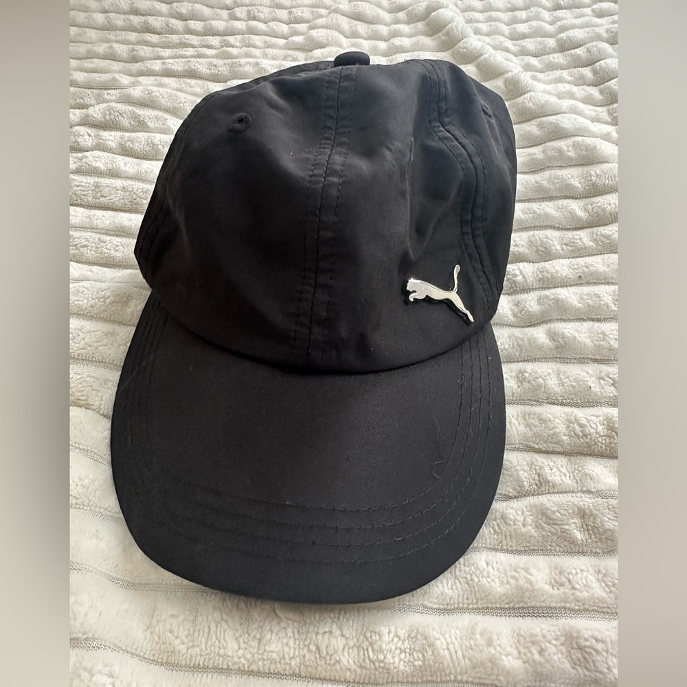Black puma hat